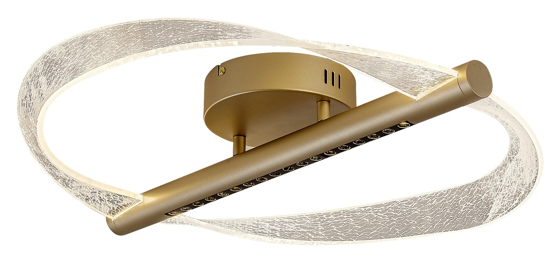 ILUMINAT - Plafoniera Rabalux Olyssia LED 24W 1300lm 3000 metal gold stil decor 230V, 50Hz IP20 71464