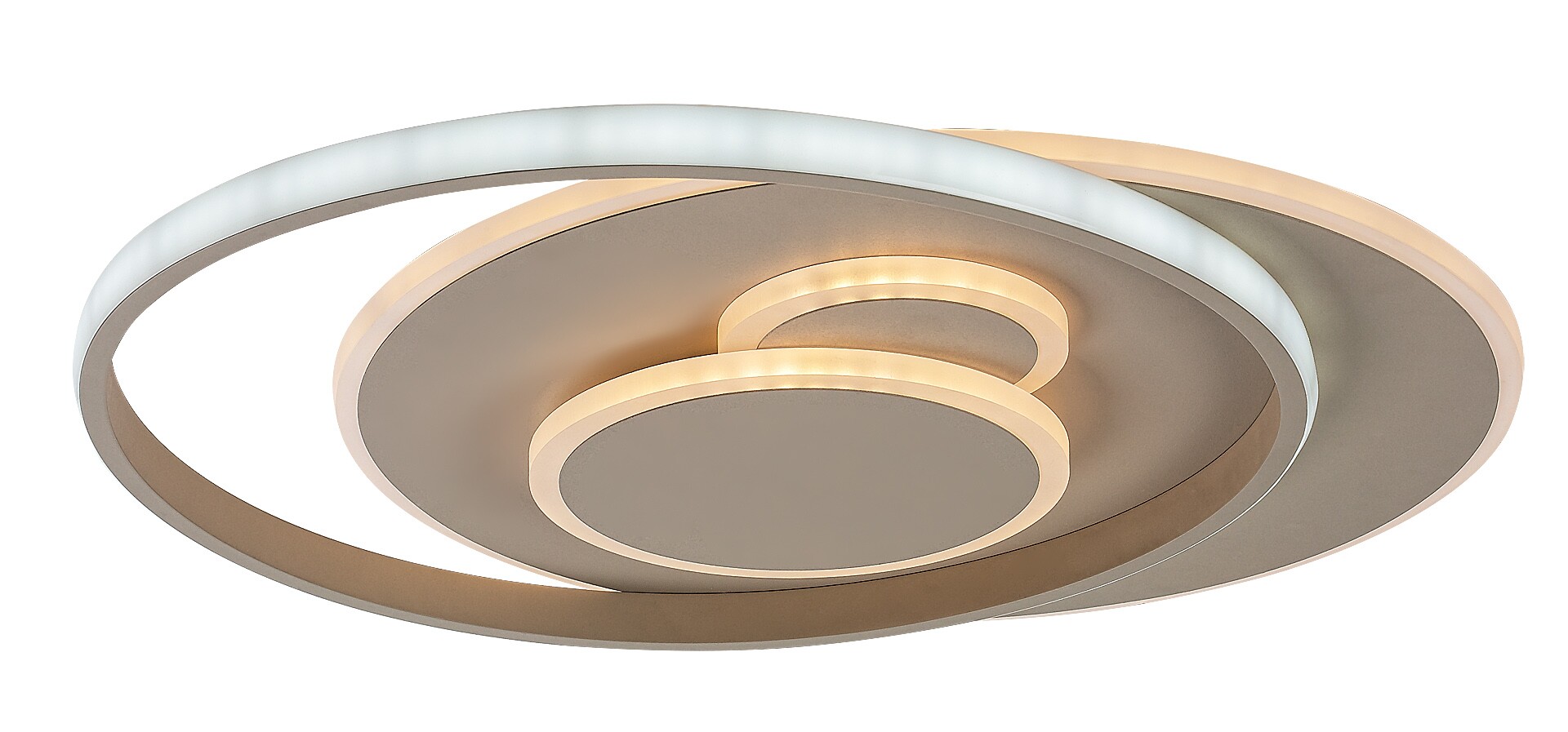 ILUMINAT - Plafoniera Rabalux Brantiel LED 57W 3300lm 3000-6000 metal/ acril gray beige stil modern 230V, 50Hz IP20 71465