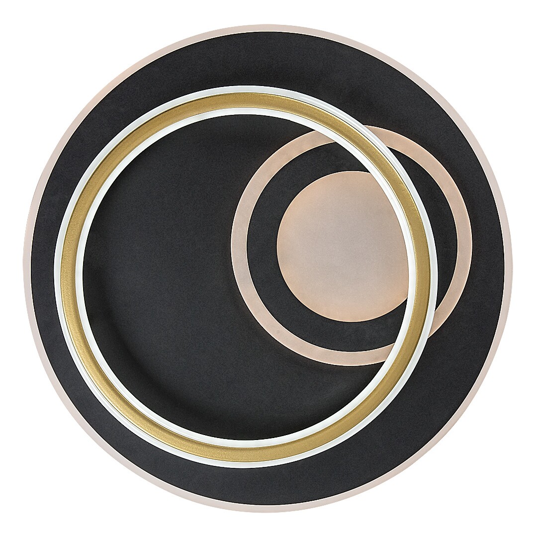 Plafoniera Rabalux Brantiel LED 60W 3000lm 3000-6000 metal/ acril black gold stil modern 230V, 50Hz IP20 71466 [5]