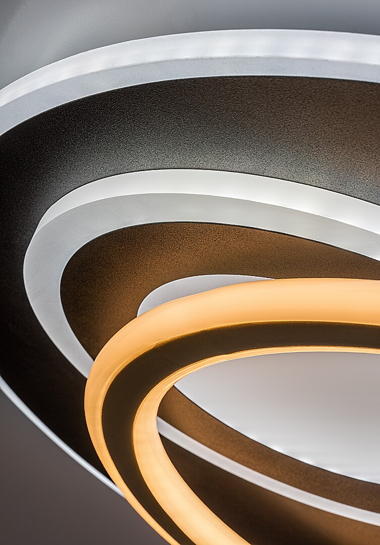 Plafoniera Rabalux Brantiel LED 60W 3000lm 3000-6000 metal/ acril black gold stil modern 230V, 50Hz IP20 71466 [6]