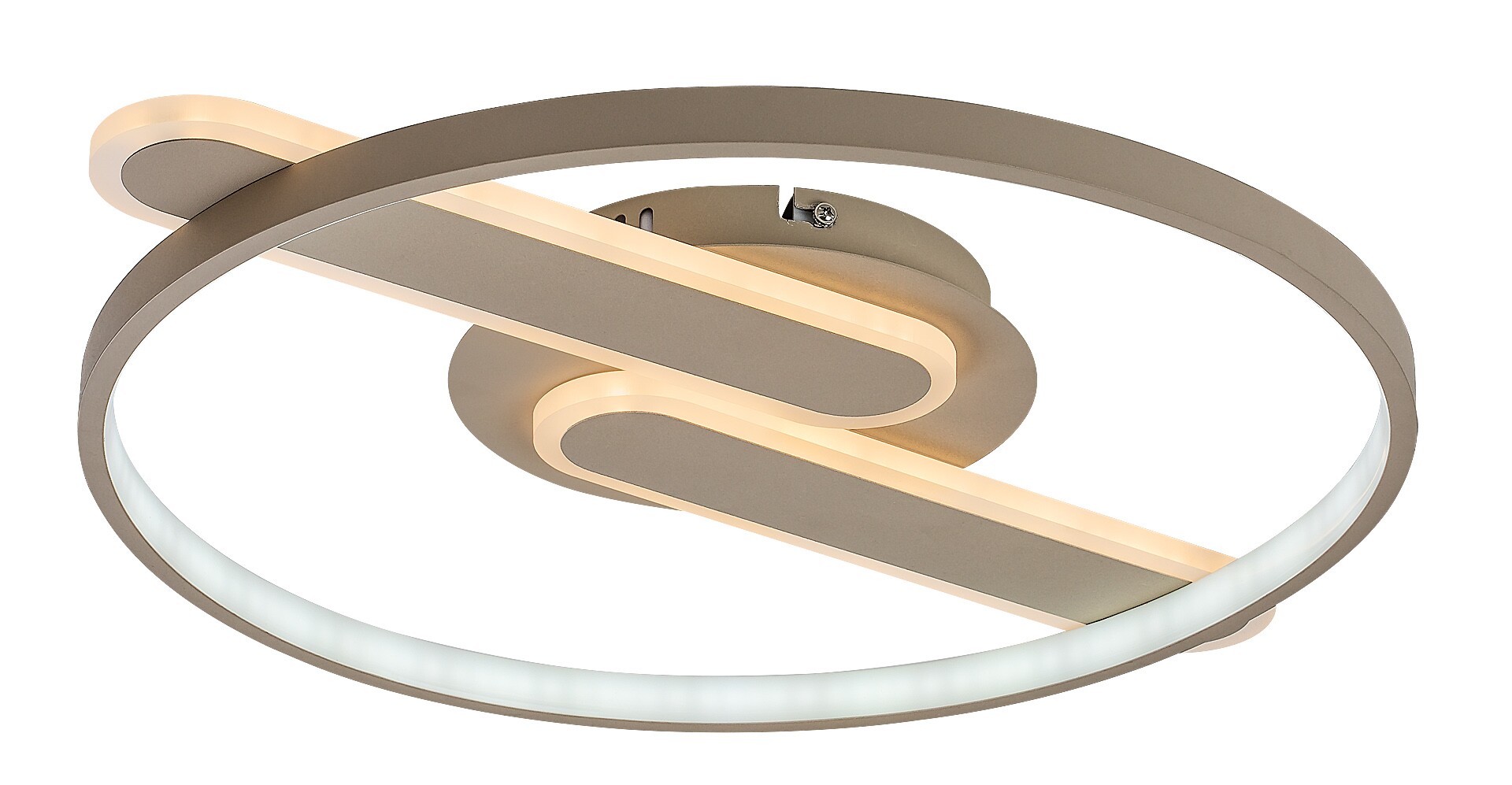 ILUMINAT - Plafoniera Rabalux Brantiel LED 55W 4000lm 3000-6000 metal/ acril gray beige stil modern 230V, 50Hz IP20 71468