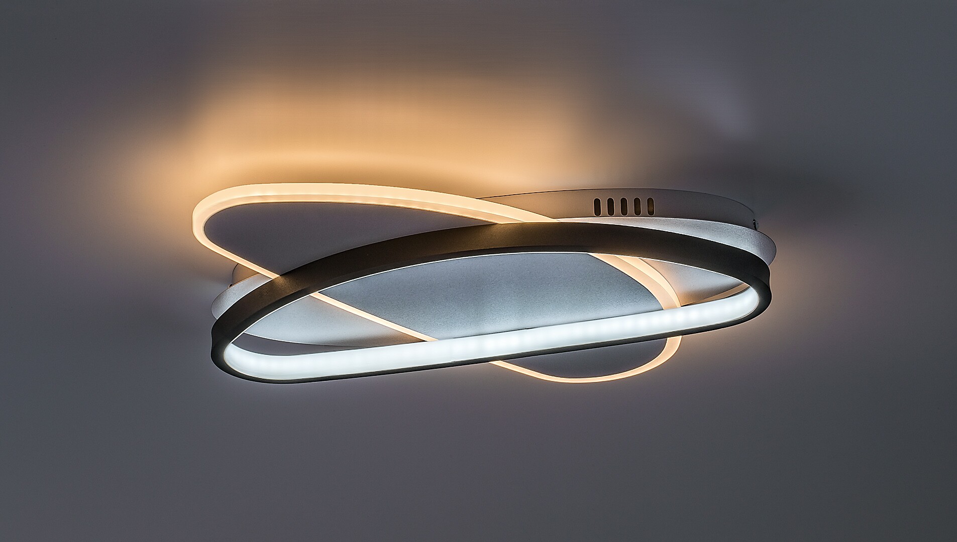 Plafoniera Rabalux Brantiel LED 57W 3250lm 3000-6000 metal/ acril black white stil modern 230V, 50Hz IP20 71469 [2]