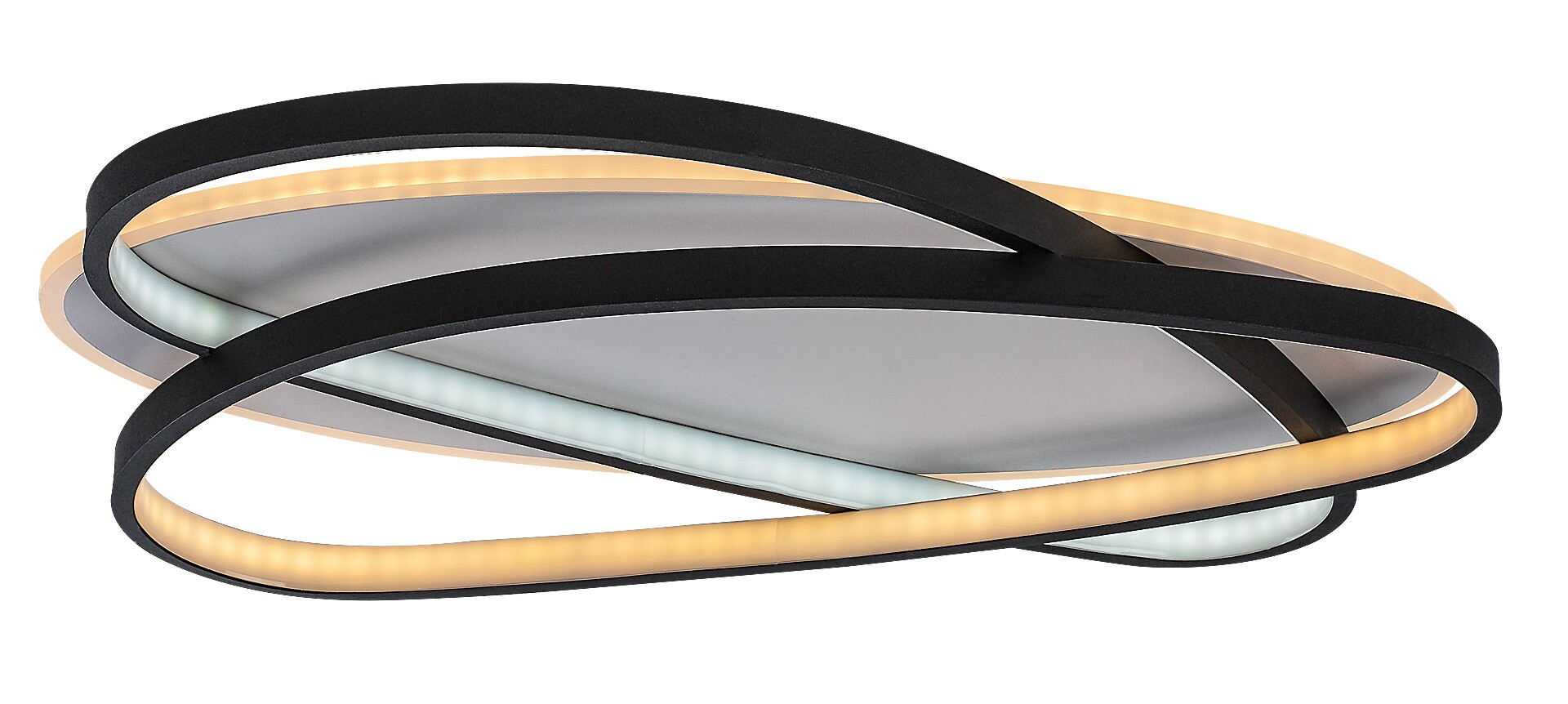ILUMINAT - Plafoniera Rabalux Brantiel LED 57W 3200lm 3000-6000 metal/ acril black white stil modern 230V, 50Hz IP20 71470