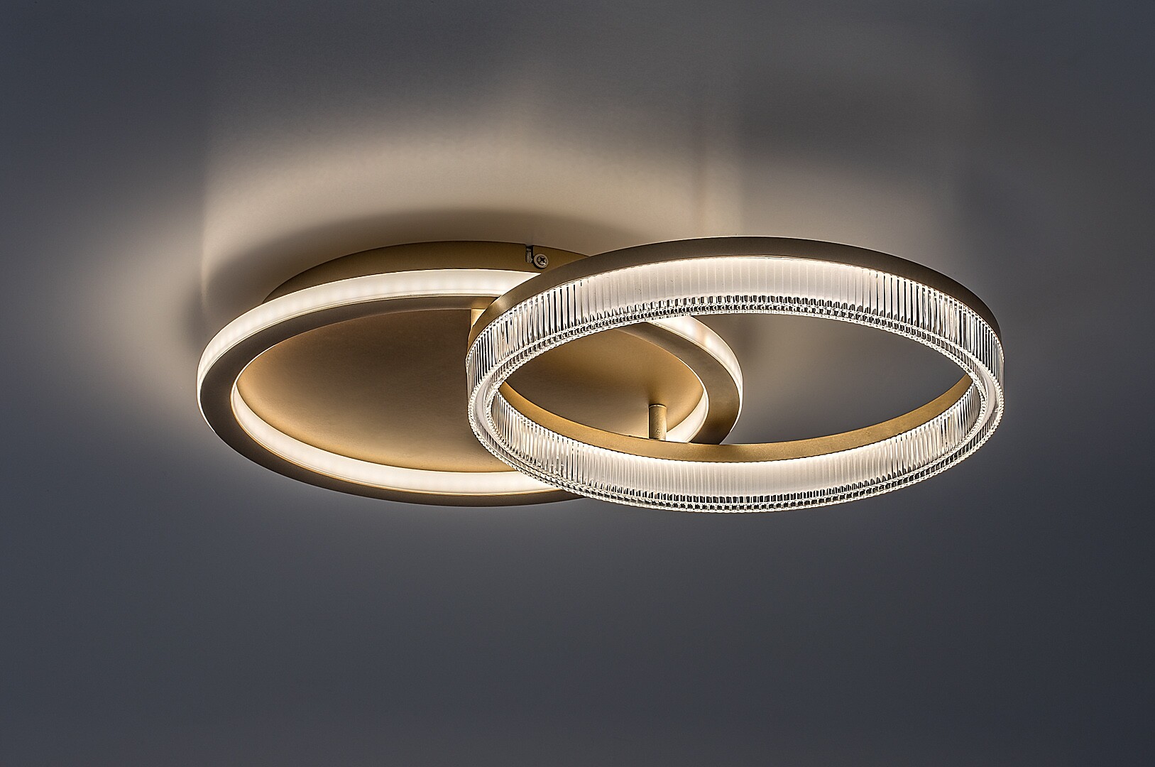 Plafoniera Rabalux Rivona LED 22W 1500lm 3000-6500 metal gold stil modern 230V, 50Hz IP20 71472 [3]