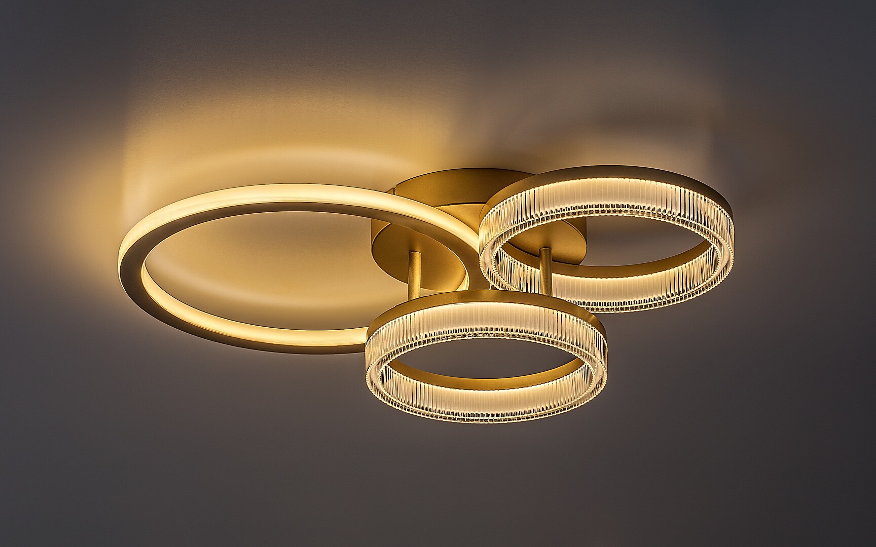 Plafoniera Rabalux Rivona LED 38W 3500lm 3000-6500 metal gold stil modern 230V, 50Hz IP20 71473 [2]