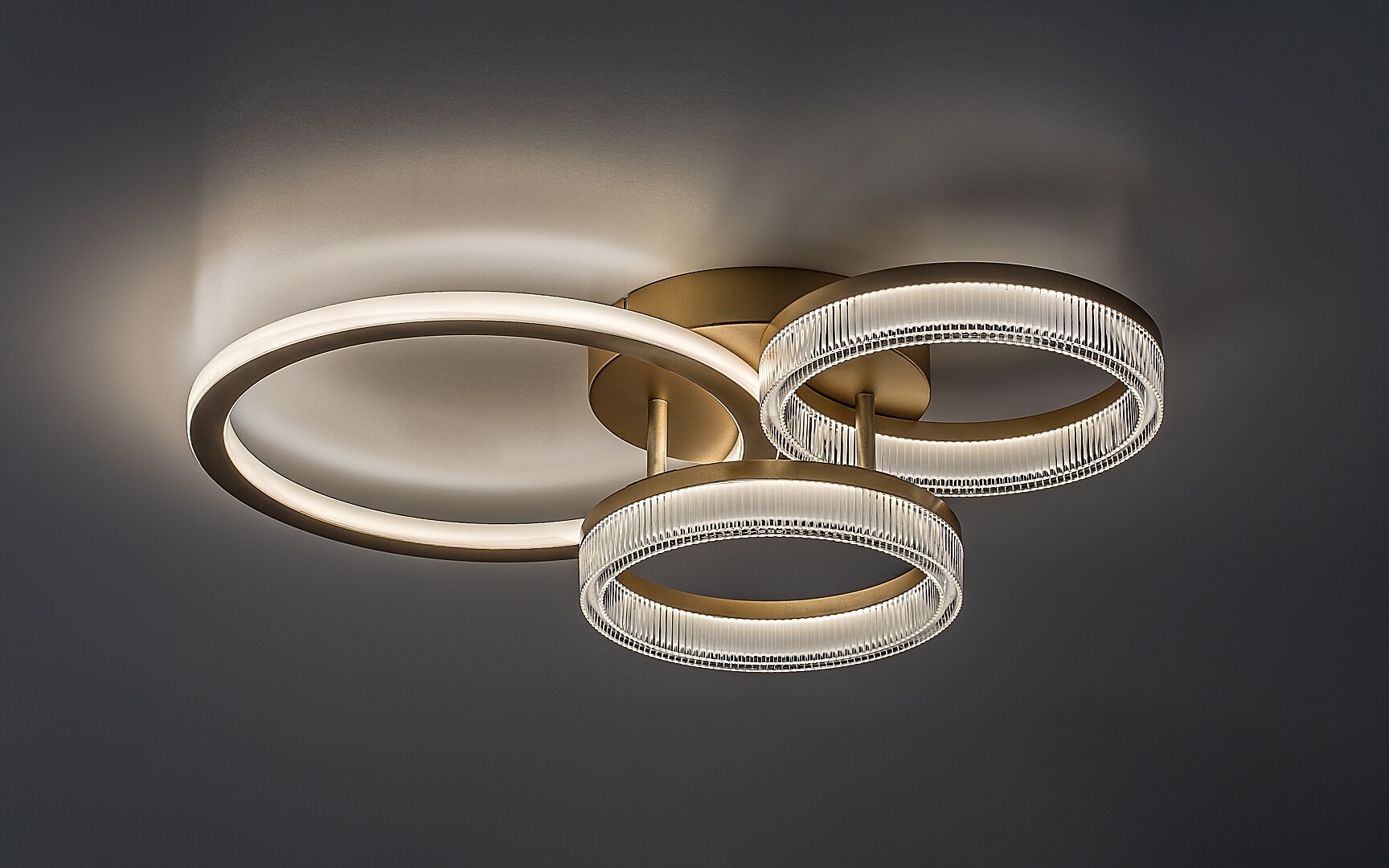 Plafoniera Rabalux Rivona LED 38W 3500lm 3000-6500 metal gold stil modern 230V, 50Hz IP20 71473 [3]
