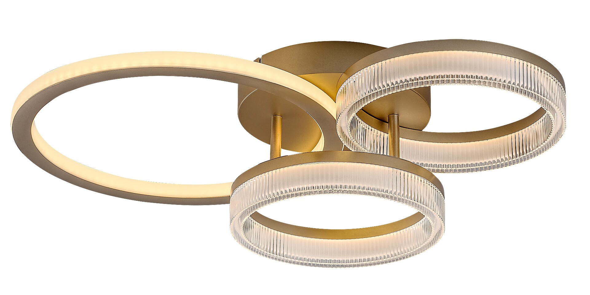 ILUMINAT - Plafoniera Rabalux Rivona LED 38W 3500lm 3000-6500 metal gold stil modern 230V, 50Hz IP20 71473