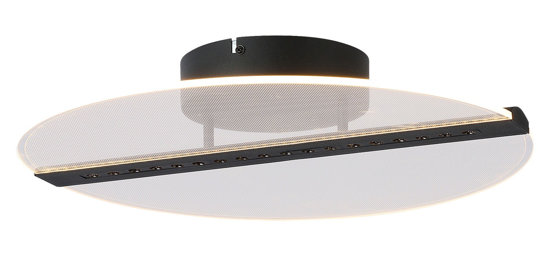 ILUMINAT - Plafoniera Rabalux Norael LED 20W 1410lm 3000 metal mat black stil contemporan 230V, 50Hz IP20 71483