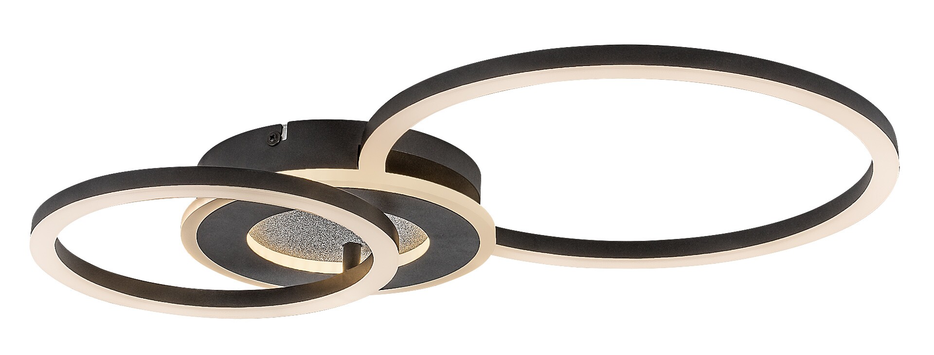 ILUMINAT - Plafoniera Rabalux Lureo LED 24W 1580lm 3000-6500 metal mat black stil modern 230V, 50Hz IP20 71485