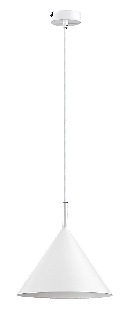 Pendul Rabalux Jarod E27 E27 1x MAX 40W   metal white stil industrial 230V, 50Hz IP20 72008 [1]