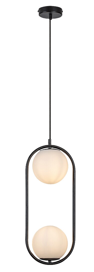 ILUMINAT - Pendul Rabalux Ghita E27 E27 2x MAX 20W   metal black stil modern 230V, 50Hz IP20 72029