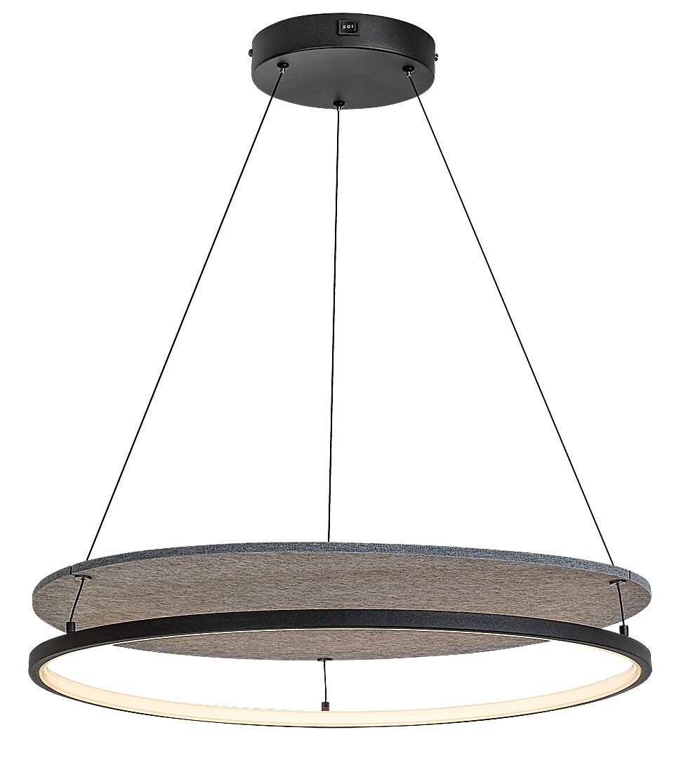 ILUMINAT - Lustra Rabalux Farenzo LED 40W 2000lm 3000, 4000 metal/ fetru black stil modern 230V, 50Hz IP20 72032