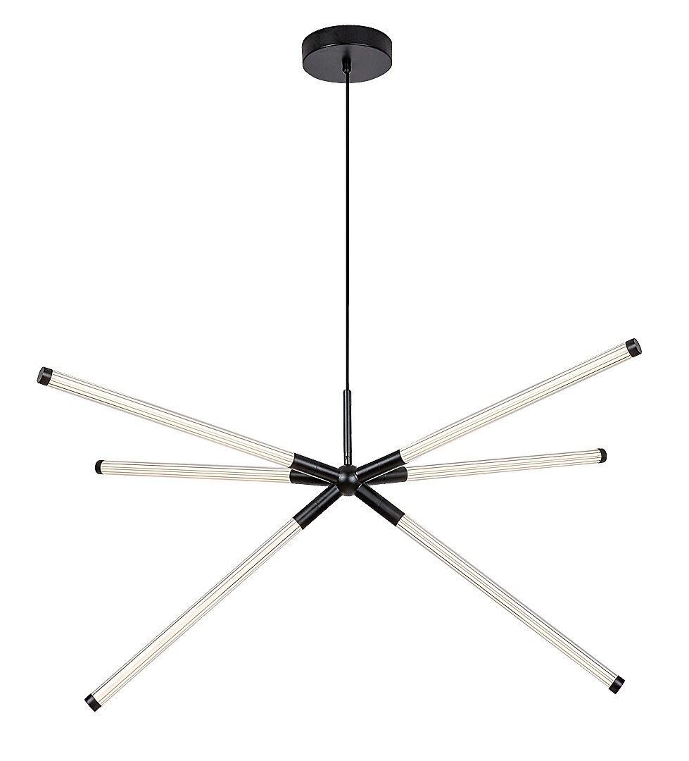 ILUMINAT - Lustra Rabalux Nivaro LED 36W 3150lm 3000 metal black stil minimal 230V, 50Hz IP20 72168