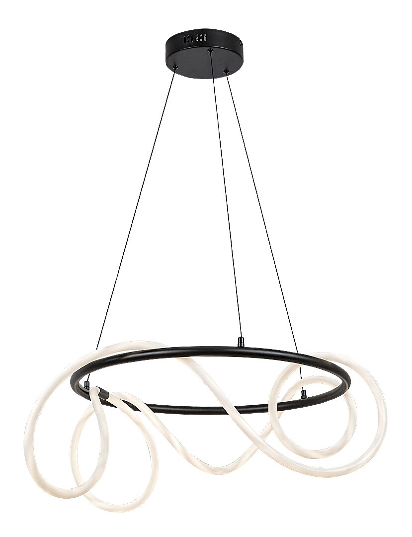 ILUMINAT - Lustra Rabalux Montema LED 54W 4480lm 4000 metal black stil modern 230V, 50Hz IP20 72191