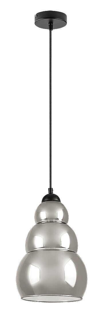 Pendul Rabalux Salvatore E27 E27 1x MAX 40W   metal black stil modern 230V, 50Hz IP20 72211 [1]
