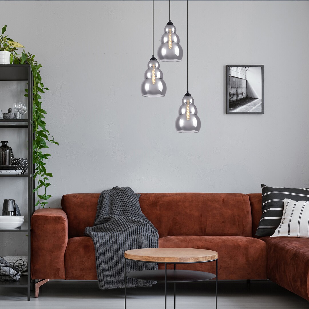 Lustra Rabalux Salvatore E27 E27 3x MAX 40W   metal black stil modern 230V, 50Hz IP20 72213 [5]