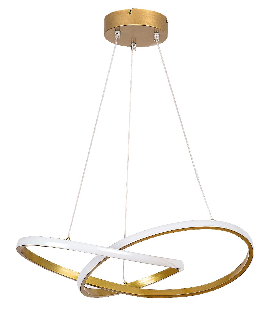 ILUMINAT - Lustra Rabalux Castiel LED 36W 2380lm 3000 metal gold stil modern 230V, 50Hz IP20 72215