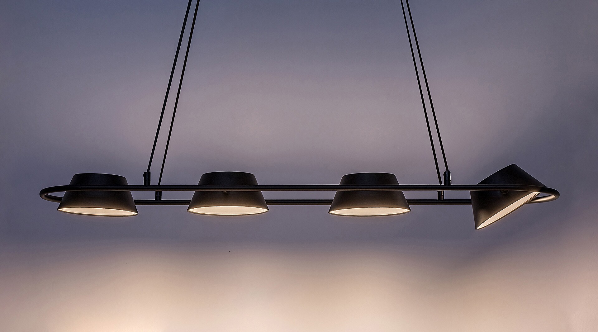 Lustra Rabalux Odiss LED 36W 1850lm 3000 metal black stil modern 230V, 50Hz IP20 72218 [2]