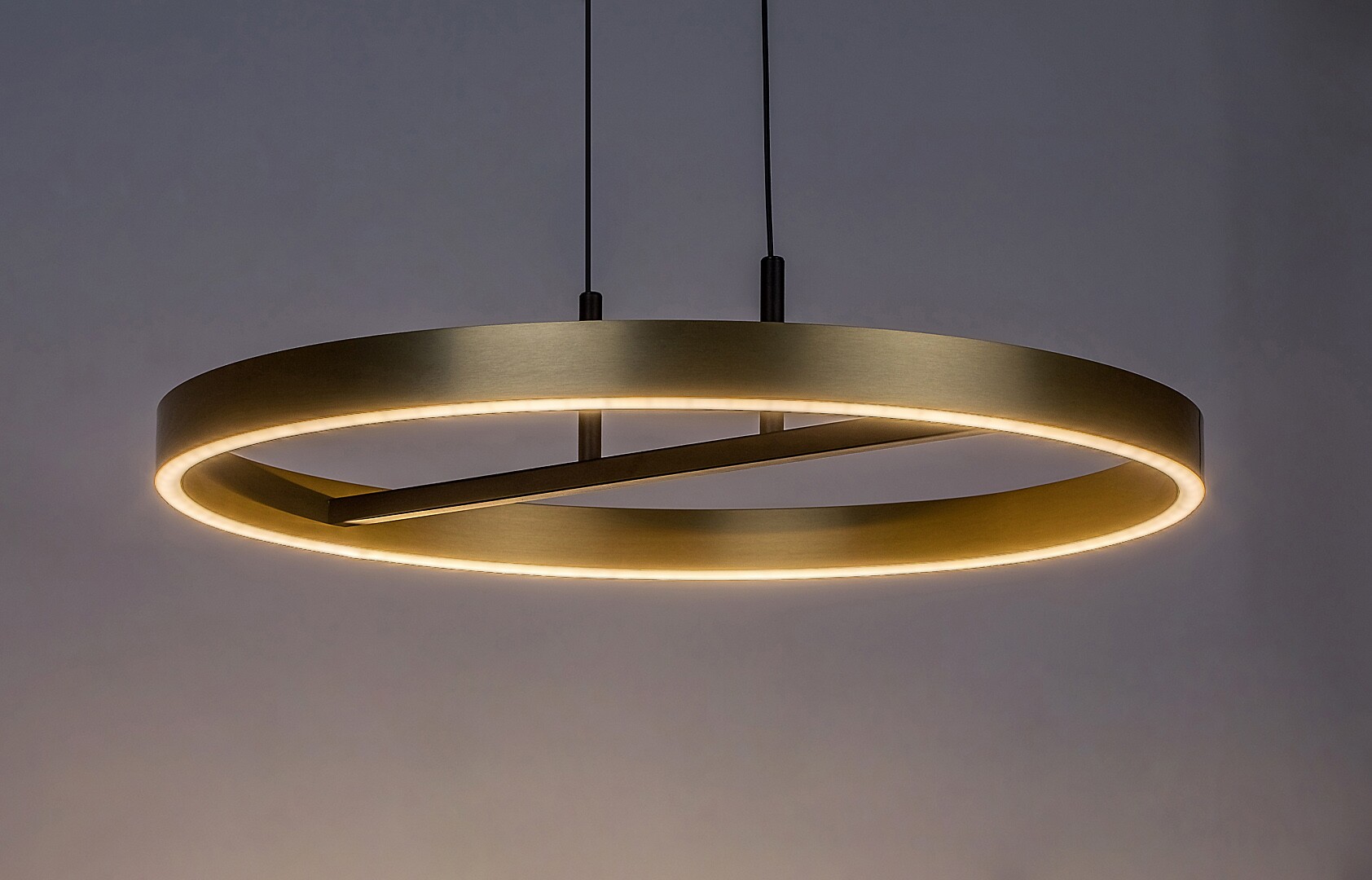 Lustra Rabalux Thric LED 42W 3500lm 3000 metal black gold stil modern 230V, 50Hz IP20 72221 [3]