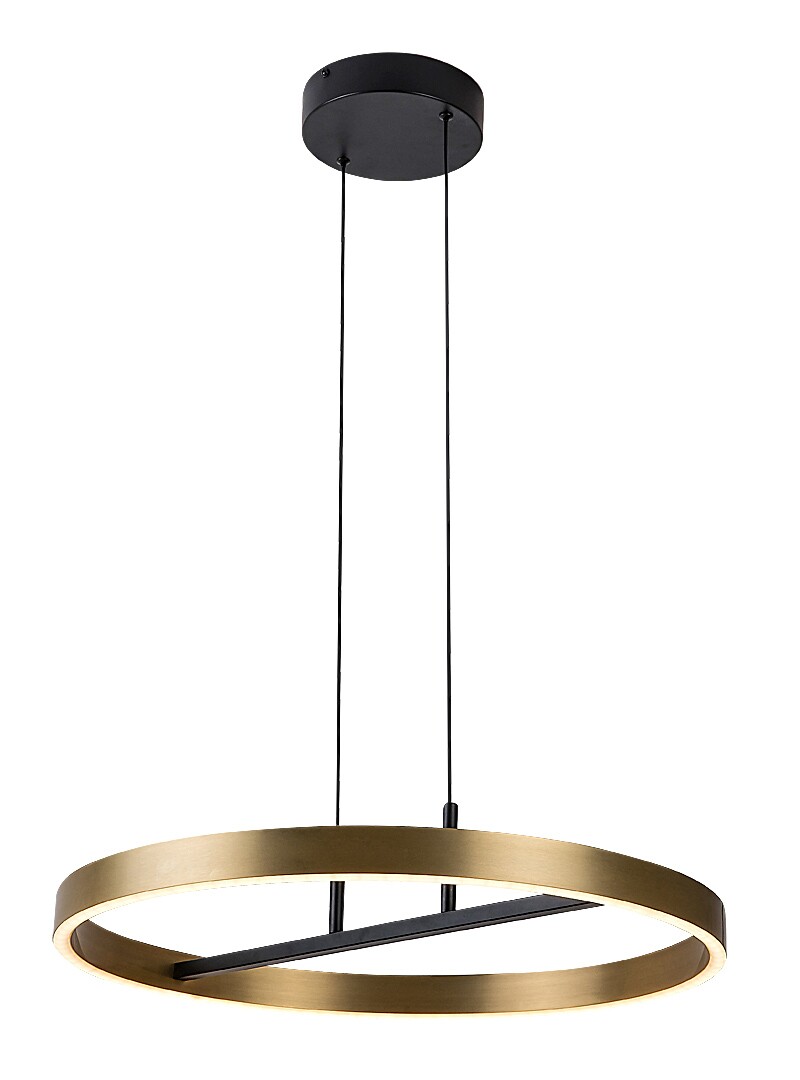 ILUMINAT - Lustra Rabalux Thric LED 42W 3500lm 3000 metal black gold stil modern 230V, 50Hz IP20 72221
