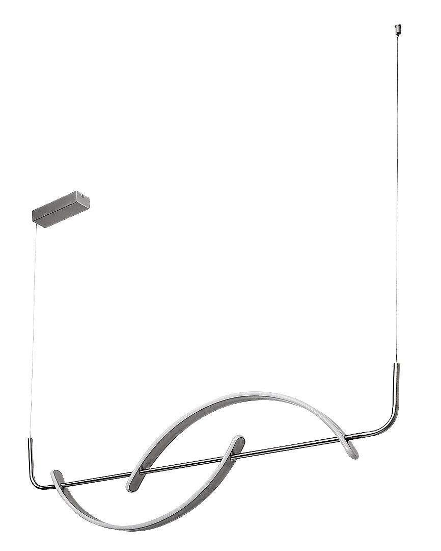 Lustra Rabalux Jarnelle LED 35W 2450lm 3000 metal satin chrome stil modern 230V, 50Hz IP20 72233 [5]