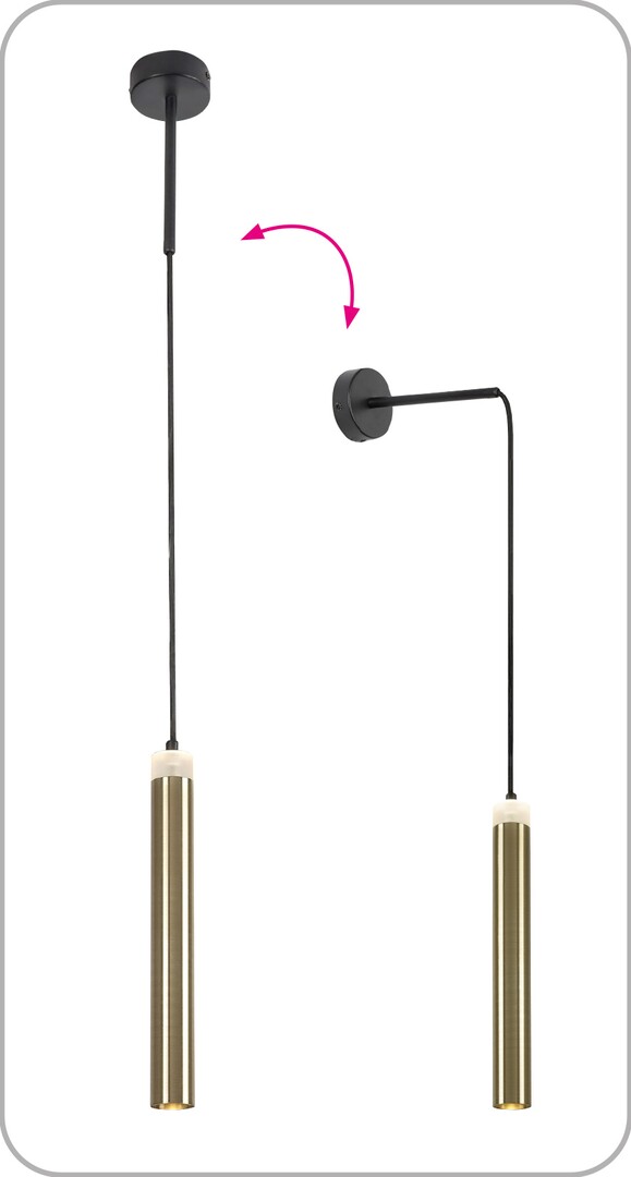 Pendul Rabalux Thelma LED 10W 620lm 4000 metal black stil minimal 230V, 50Hz IP20 72238 [6]
