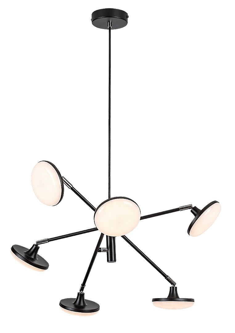 Lustra Rabalux Madi LED 24W 2350lm 3000 metal mat black stil modern 230V, 50Hz IP20 72239 [3]