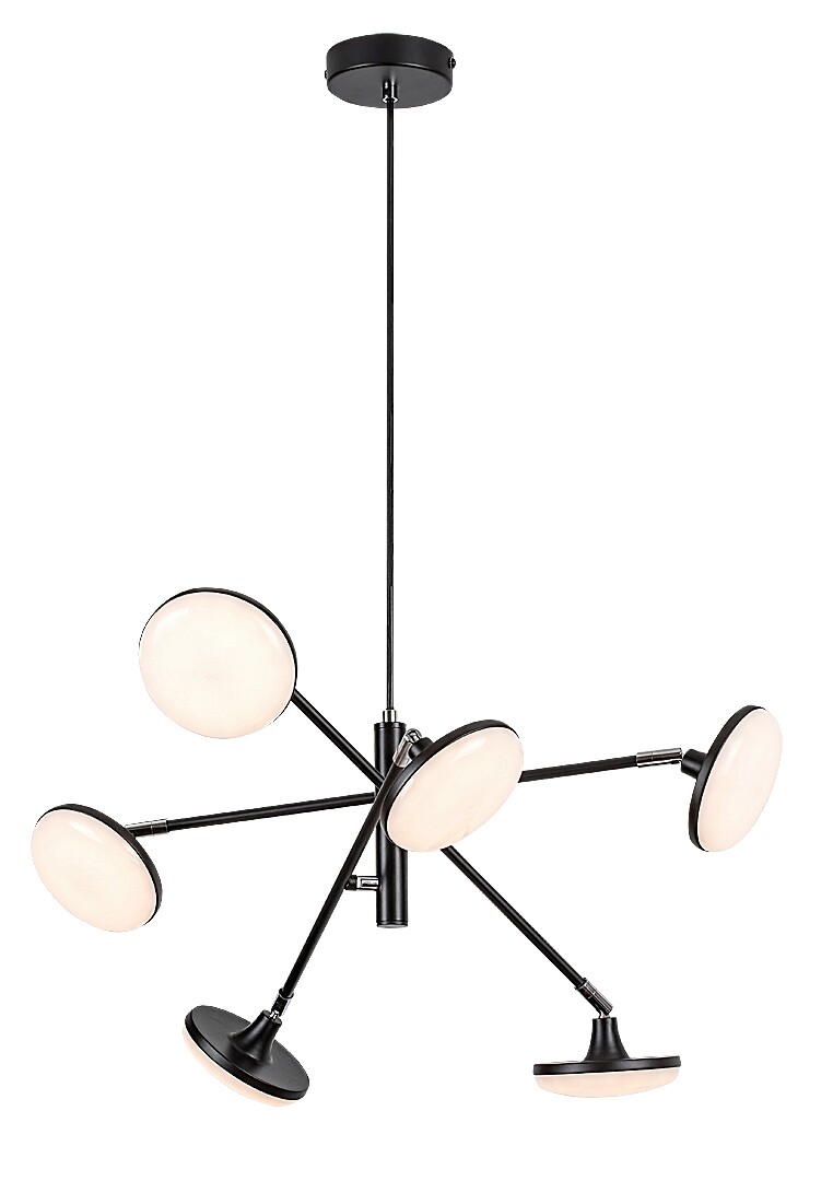 Lustra Rabalux Madi LED 24W 2350lm 3000 metal mat black stil modern 230V, 50Hz IP20 72239 [4]