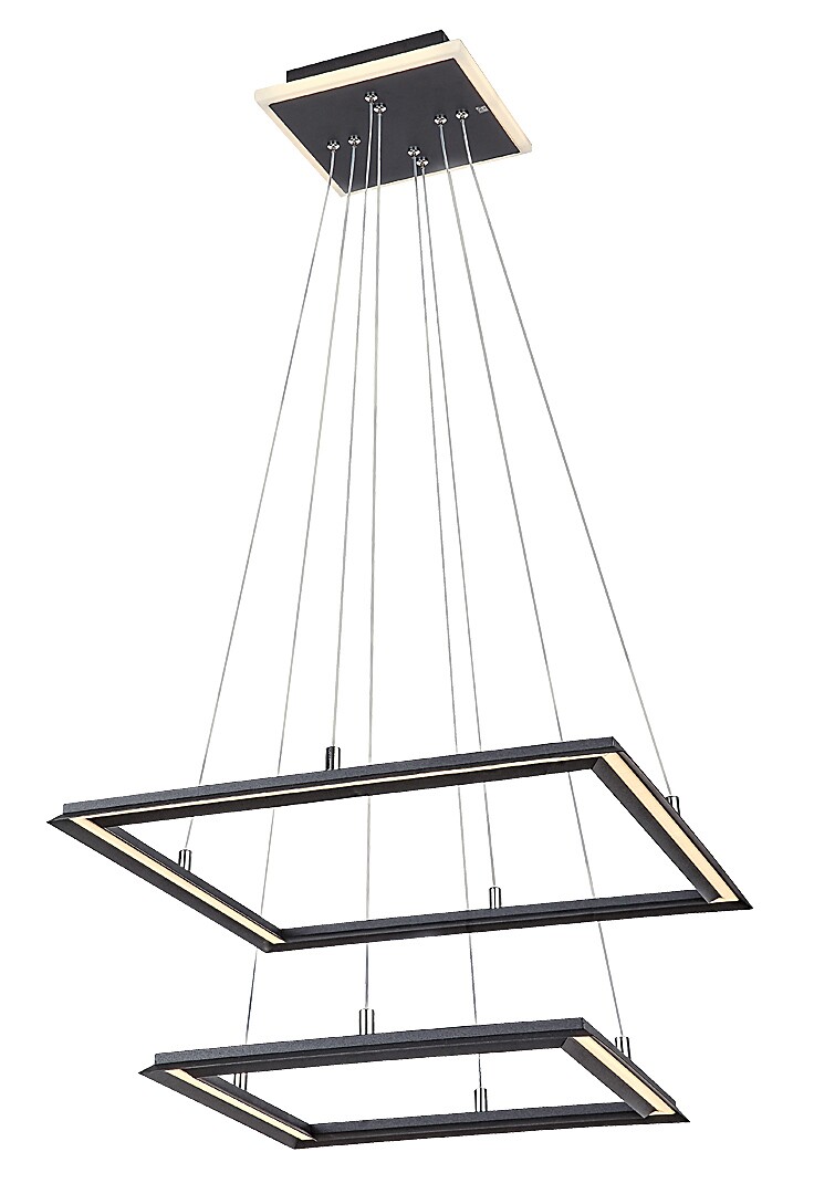 ILUMINAT - Lustra Rabalux Sidona LED 48W 2450lm 3000 metal black stil modern 230V, 50Hz IP20 72243