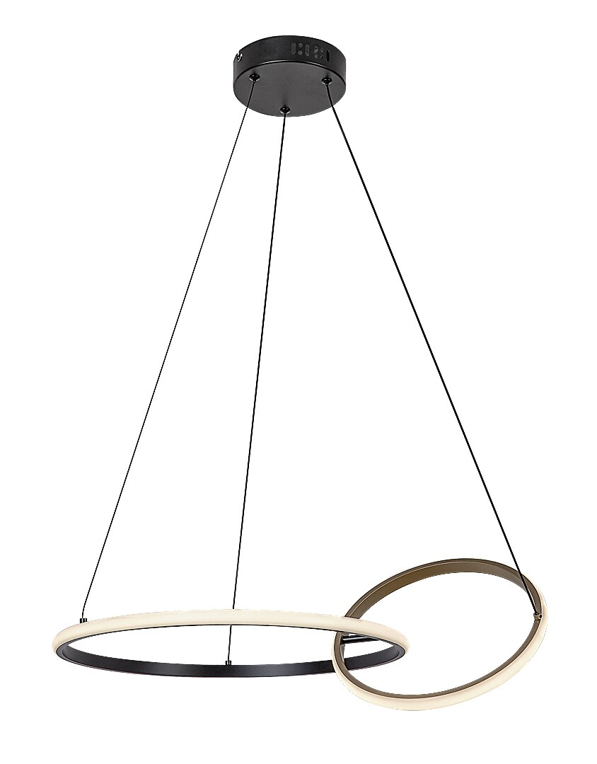 ILUMINAT - Lustra Rabalux Emilion LED 36W 2150lm 4000 metal black gold stil modern 230V, 50Hz IP20 72296