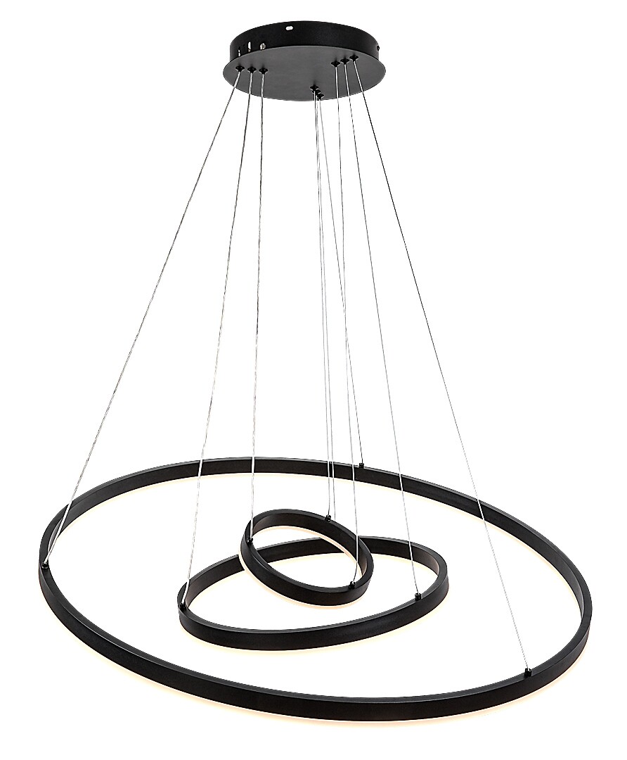 ILUMINAT - Lustra Rabalux Isaure LED 100W 8000lm 3000-6500 metal black stil  230V, 50Hz IP20 72306