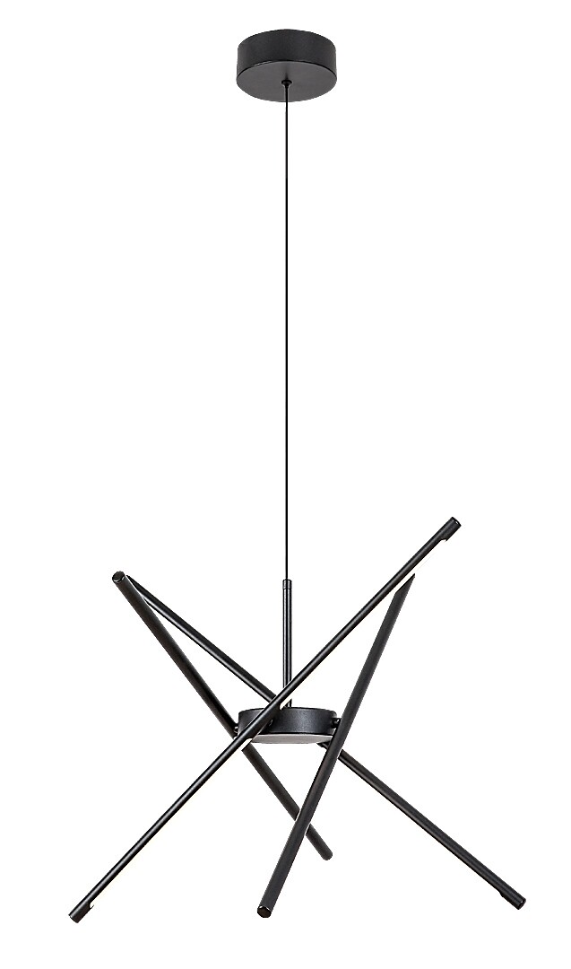 ILUMINAT - Lustra Rabalux Henli2 LED 40W 2800lm 3000 metal black stil modern 230V, 50Hz IP20 72338