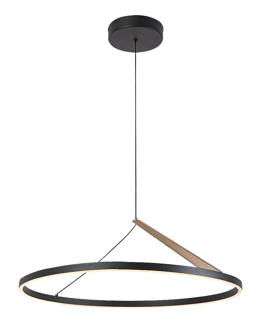 ILUMINAT - Lustra Rabalux Renara LED 40W 1850lm 3000 metal black gold stil  230V, 50Hz IP20 72352