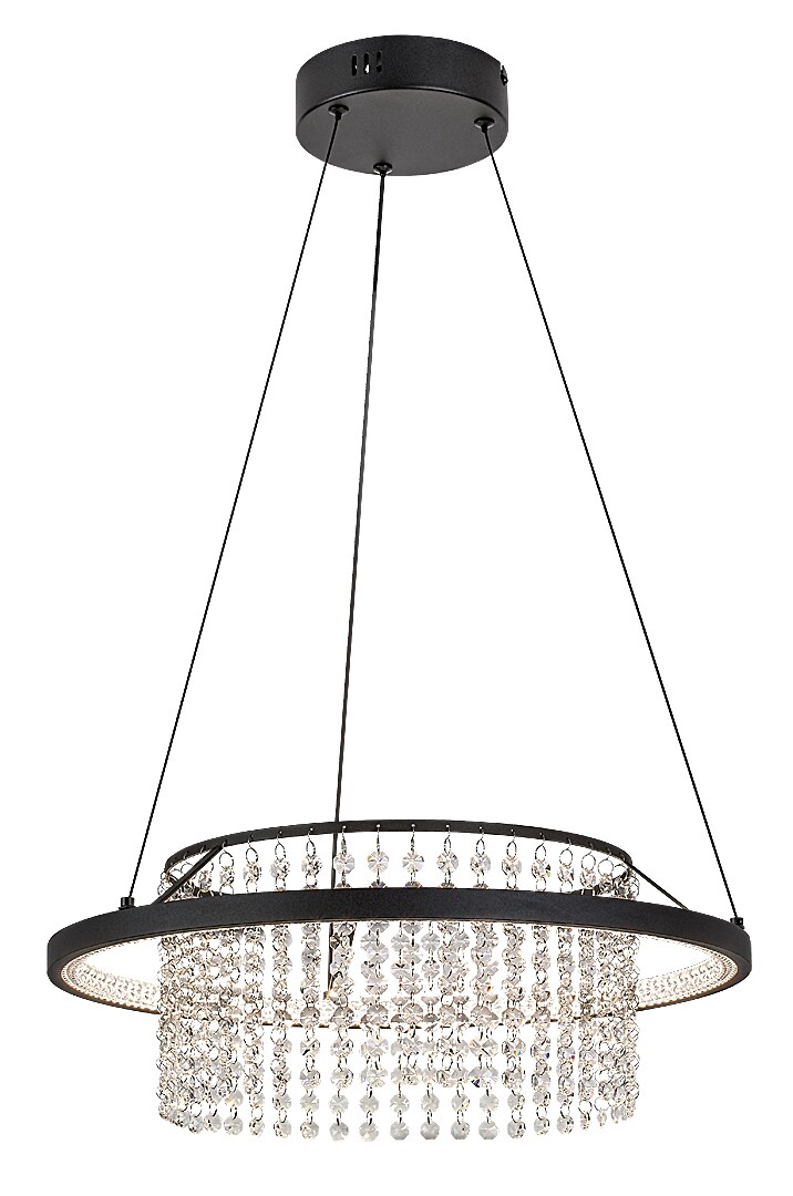 ILUMINAT - Lustra Rabalux Maribell LED 40W 2250lm 3000, 3500, 4000 metal black stil  230V, 50Hz IP20 72353