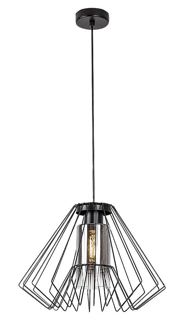 ILUMINAT - Pendul Rabalux Emerencia E27 E27 1x MAX 40W   metal black stil industrial 230V, 50Hz IP20 72372