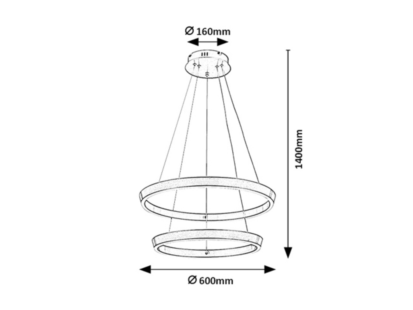 Lustra Rabalux Nevira LED 45W 3150lm 3000-6500 metal coffee brown stil modern 230V, 50Hz IP20 72403 [1]