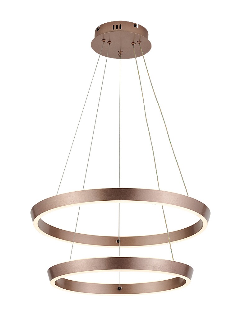 ILUMINAT - Lustra Rabalux Nevira LED 45W 3150lm 3000-6500 metal coffee brown stil modern 230V, 50Hz IP20 72403
