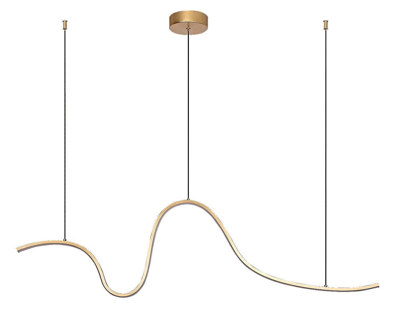 Lustra Rabalux Cobria LED 20W 1600lm 3000 metal gold stil contemporan 230V, 50Hz IP20 72404 [1]