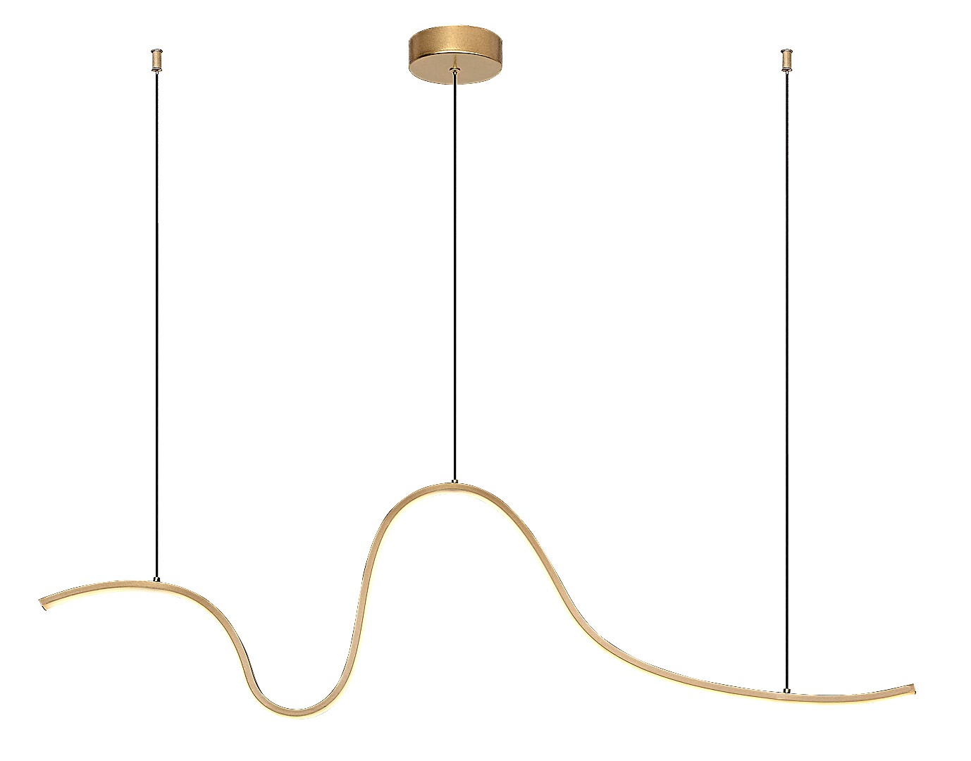 ILUMINAT - Lustra Rabalux Cobria LED 20W 1600lm 3000 metal gold stil contemporan 230V, 50Hz IP20 72404