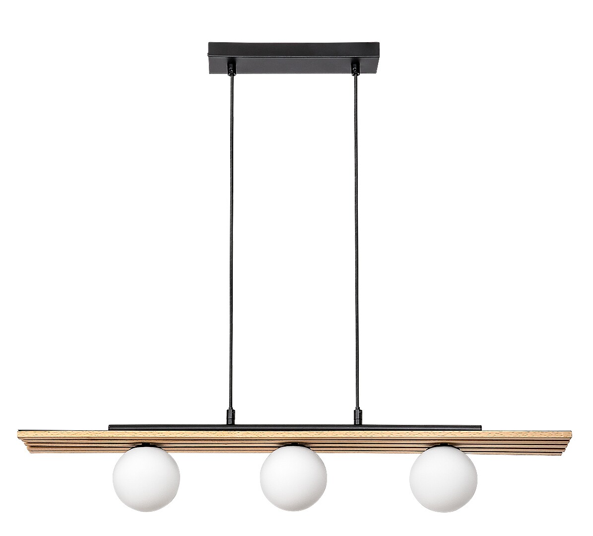 Lustra Rabalux Noxelle G9 G9 3x MAX 5W   lemn mat black wood stil scandinav 230V, 50Hz IP20 72421 [1]