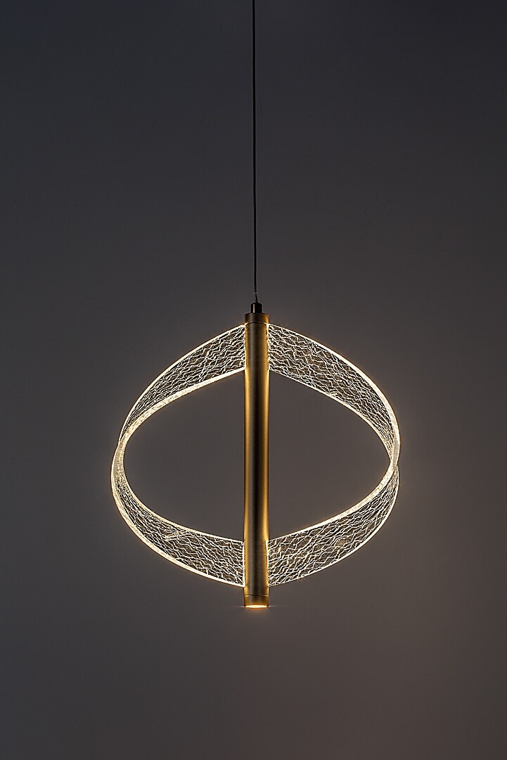 Pendul Rabalux Olyssia LED 8W 340lm 3000 metal gold stil decor 230V, 50Hz IP20 72464 [2]