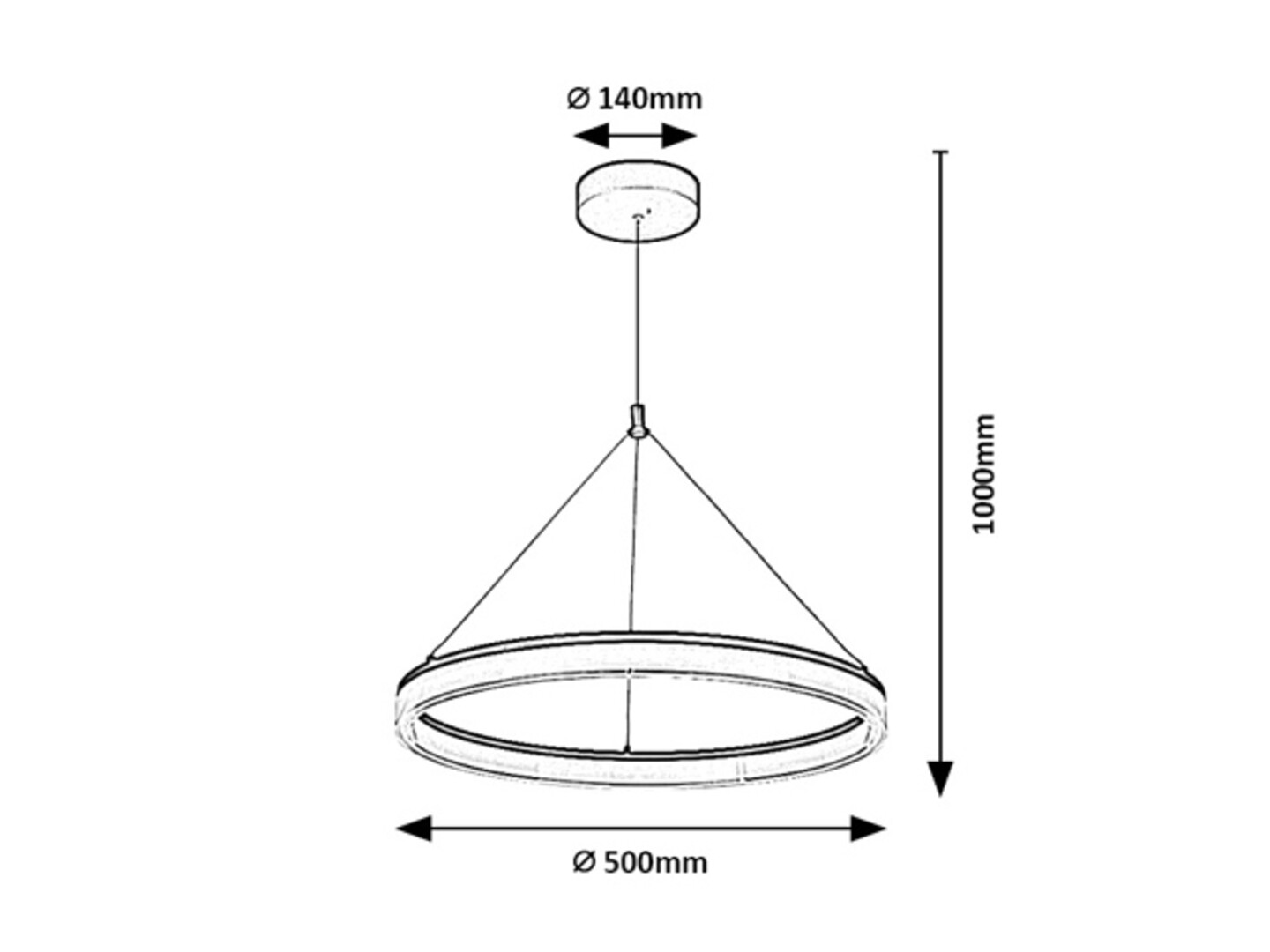 Lustra Rabalux Seraphiel LED 24W 1610lm 3000-6500 metal black stil modern 230V, 50Hz IP20 72478 [7]