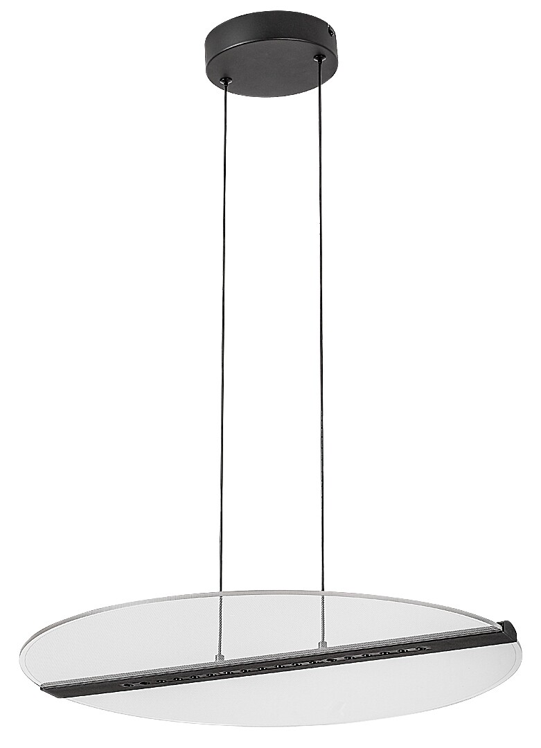 Lustra Rabalux Norael LED 24W 1570lm 3000 metal mat black stil contemporan 230V, 50Hz IP20 72483 [1]
