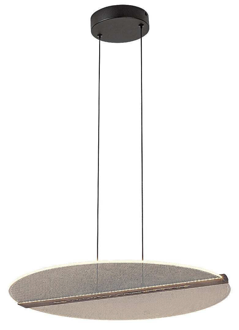 ILUMINAT - Lustra Rabalux Norael LED 24W 1570lm 3000 metal mat black stil contemporan 230V, 50Hz IP20 72483