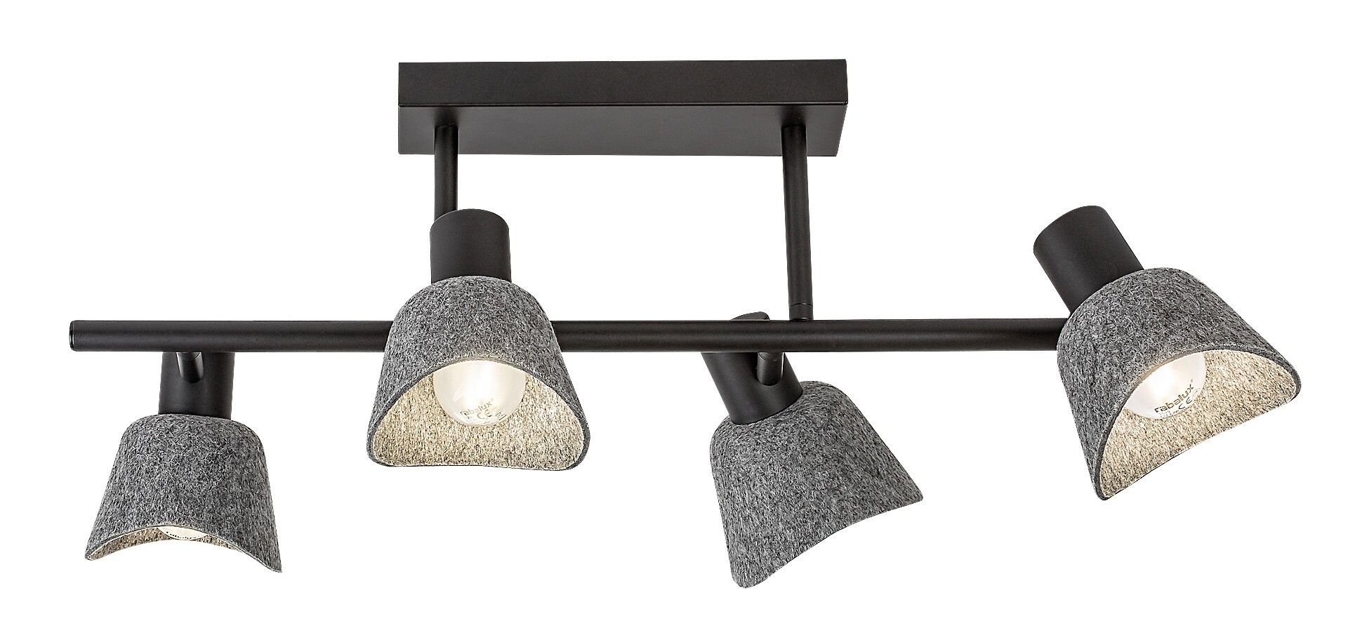 Plafoniera Rabalux Farelia E14 E14 4X MAX 10W   metal black stil modern 230V, 50Hz IP20 73010 [4]