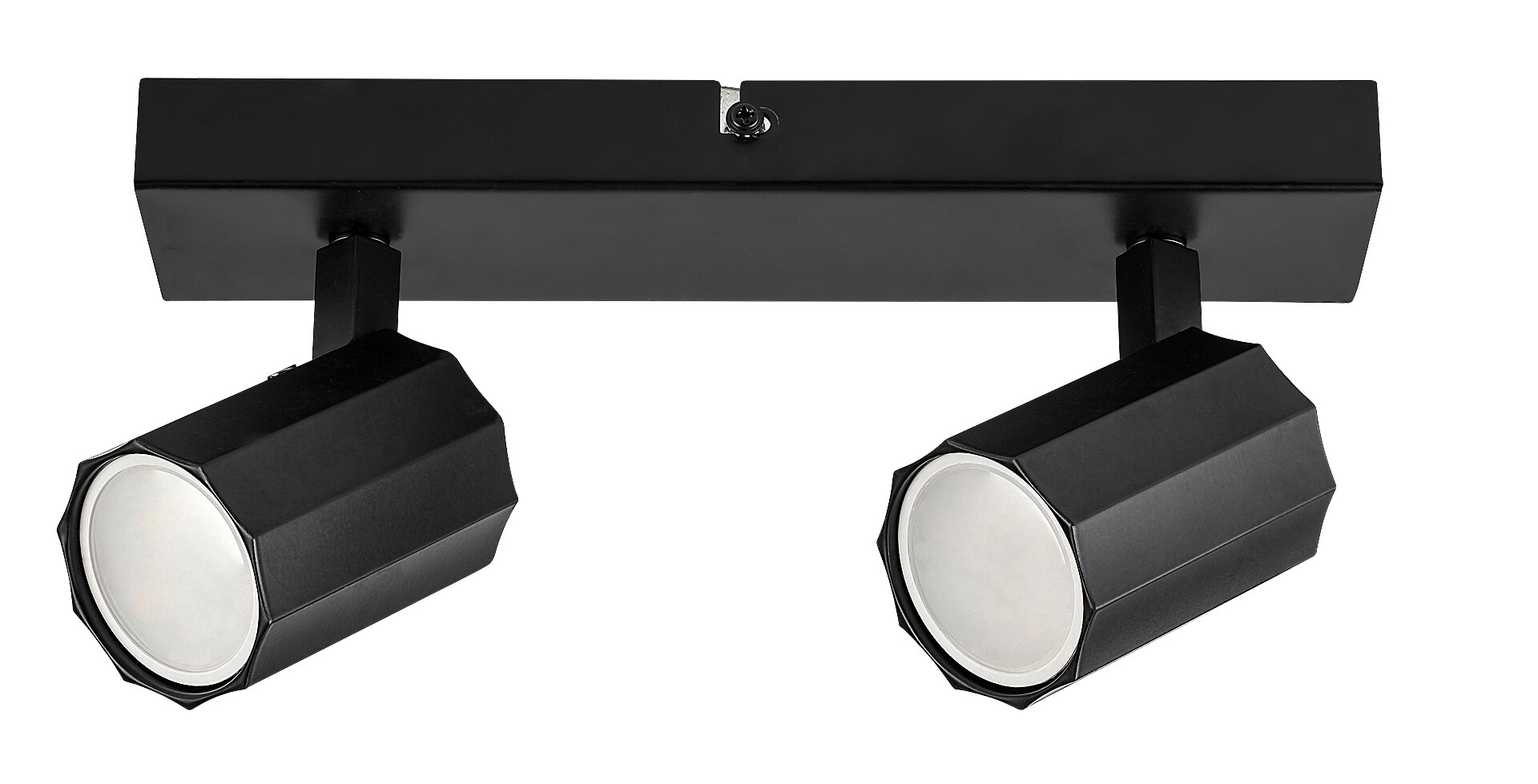 ILUMINAT - Plafoniera Rabalux Rogelio GU10 GU10 2X MAX 5W   metal mat black stil modern 230V, 50Hz IP20 73024