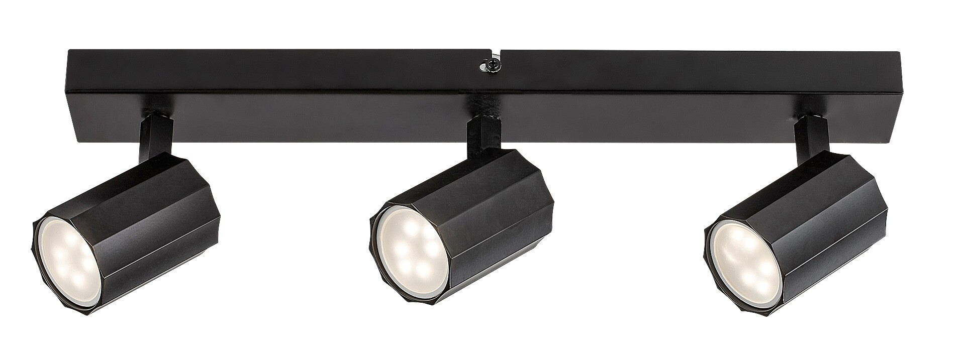 ILUMINAT - Plafoniera Rabalux Rogelio GU10 GU10 3X MAX 5W   metal mat black stil modern 230V, 50Hz IP20 73025