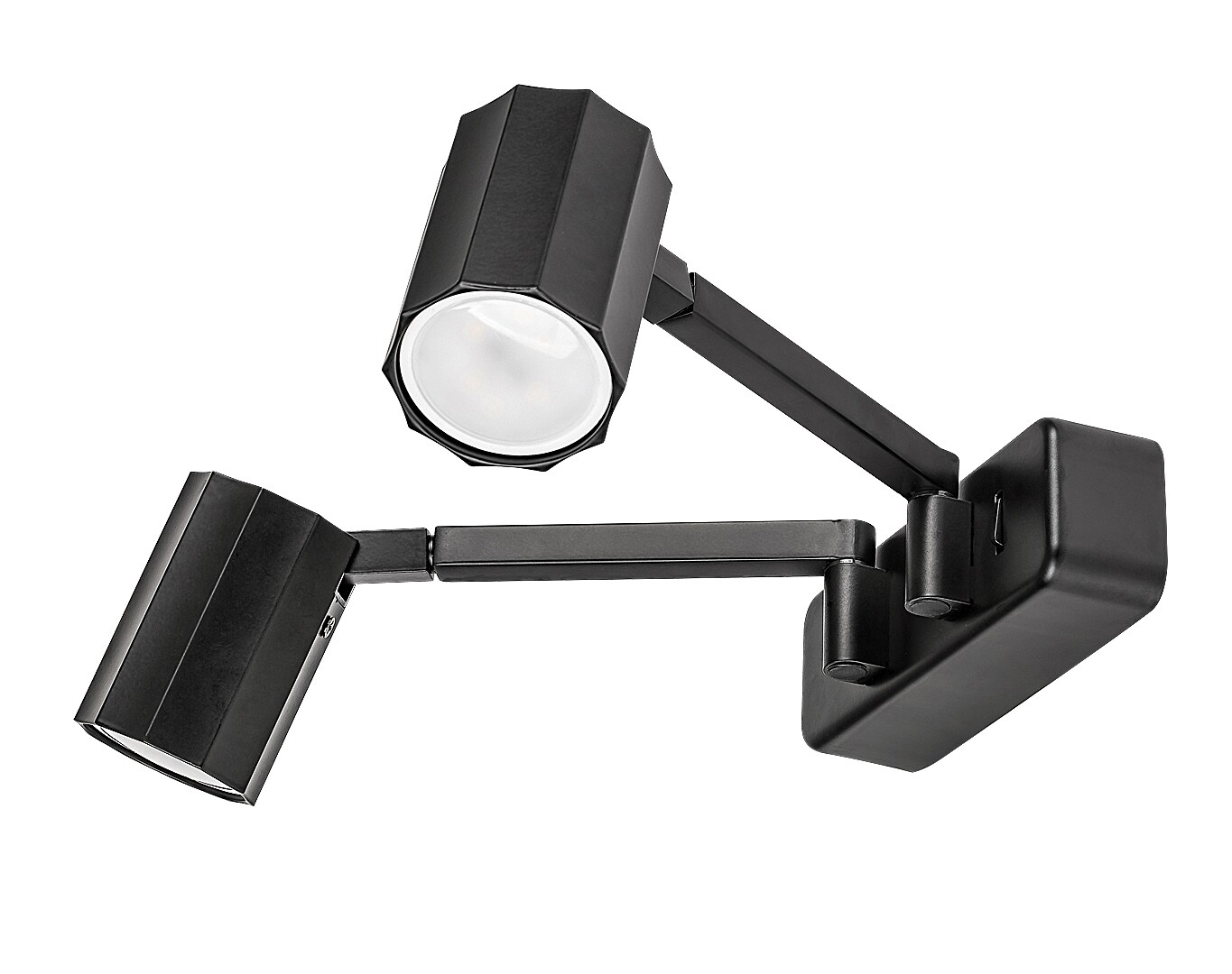 Aplica Rabalux Karter GU10 GU10 2X MAX 5W   metal mat black stil modern 230V, 50Hz IP20 73028 [1]