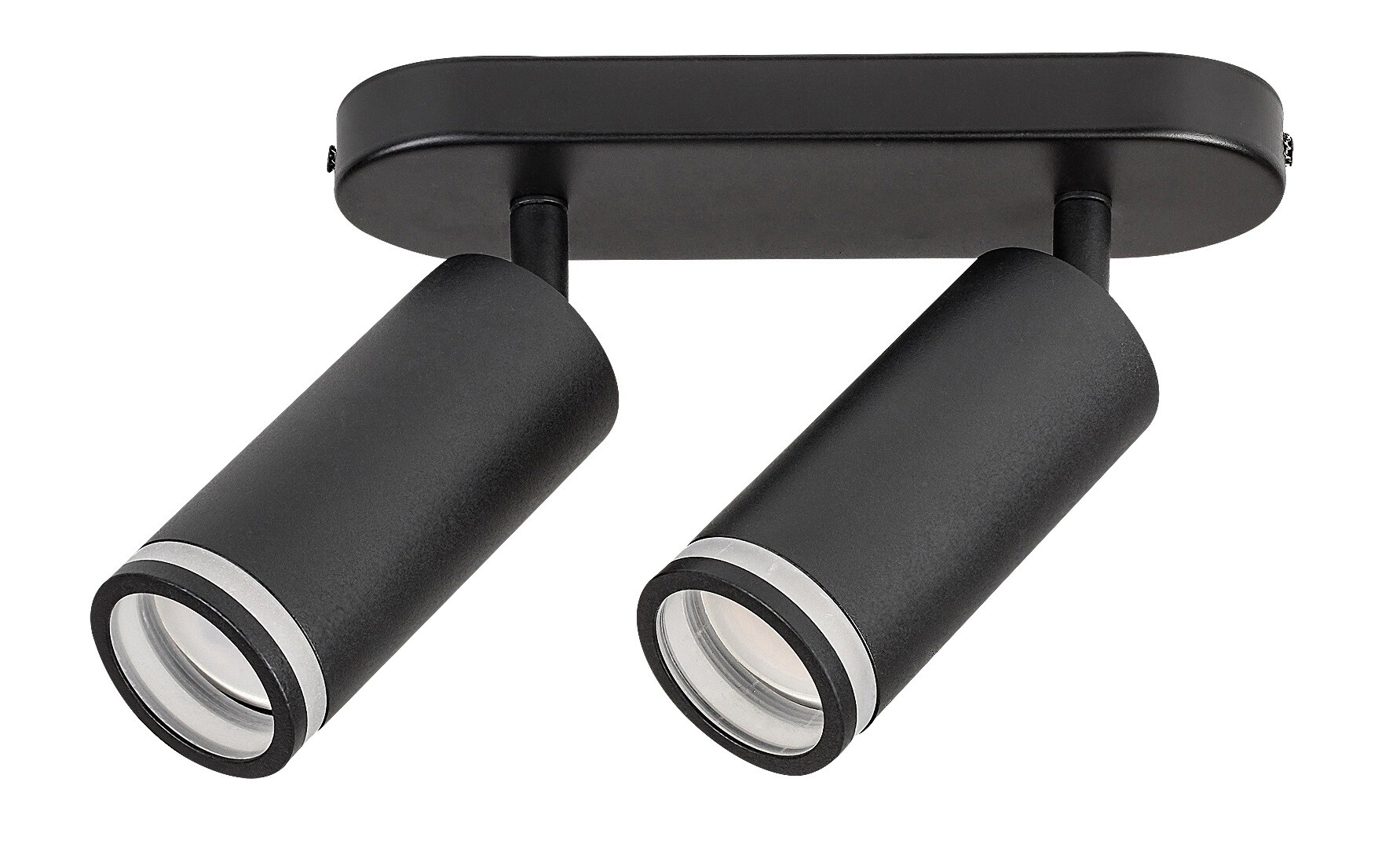 Spot aplicat reglabil Rabalux Senobia GU10 GU10 2x MAX 35W   aluminiu black stil modern 230V, 50Hz IP20 73034 [1]