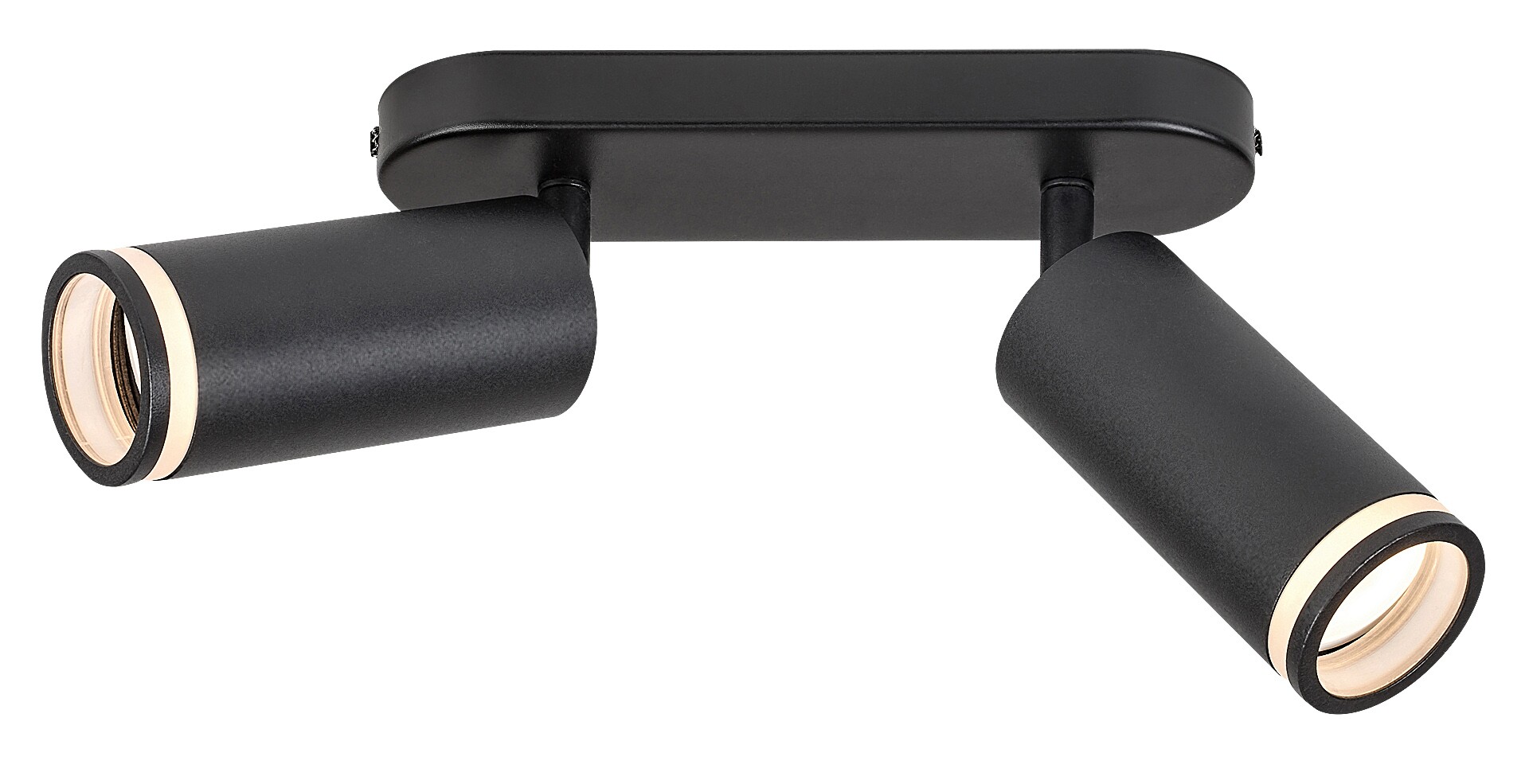 Spot aplicat reglabil Rabalux Senobia GU10 GU10 2x MAX 35W   aluminiu black stil modern 230V, 50Hz IP20 73034 [2]